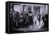 Queen Victoria Presenting Medals to the Guards after the Crimean War, 1856-W Bunney-Framed Stretched Canvas