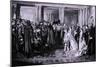 Queen Victoria Presenting Medals to the Guards after the Crimean War, 1856-W Bunney-Mounted Giclee Print