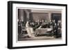 Queen Victoria Presiding at the Council on Her Accession to the Throne, 1846-Charles Fox-Framed Giclee Print