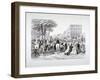 Queen Victoria Riding in a Carriage in Hyde Park, Westminster, London, C1840-null-Framed Giclee Print