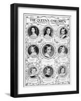 Queen Victoria's Children, Mid-19th Century-Franz Xaver Winterhalter-Framed Giclee Print