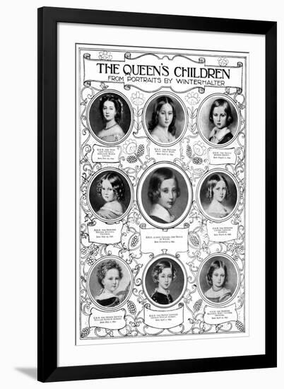 Queen Victoria's Children-null-Framed Premium Giclee Print