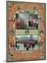 Queen Victoria's Coronation, 1837 and Golden Jubilee, 1887-null-Mounted Giclee Print