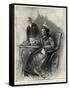 Queen Victoria's Diamond Jubilee Telegraphing Message-null-Framed Stretched Canvas