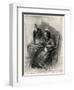 Queen Victoria's Diamond Jubilee Telegraphing Message-null-Framed Art Print