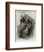 Queen Victoria's Diamond Jubilee Telegraphing Message-null-Framed Art Print