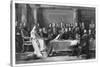 Queen Victoria's First Council, C1837-David Wilkie-Stretched Canvas