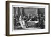 Queen Victoria's First Council, C1837-David Wilkie-Framed Premium Giclee Print