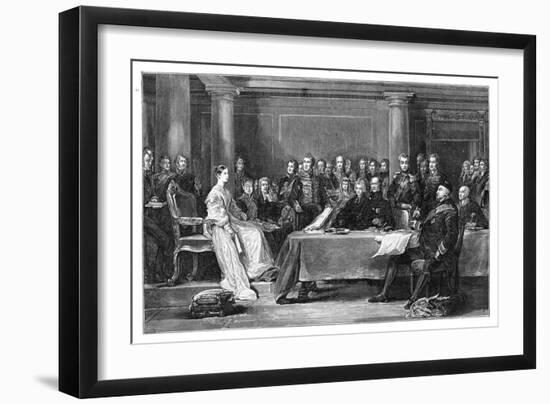 Queen Victoria's First Council, C1837-David Wilkie-Framed Premium Giclee Print