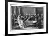 Queen Victoria's First Council, C1837-David Wilkie-Framed Giclee Print