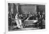 Queen Victoria's First Council, C1837-David Wilkie-Framed Giclee Print