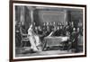 Queen Victoria's First Council, C1837-David Wilkie-Framed Giclee Print