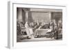 Queen Victoria's First Council, Kensington Palace, 21 June 1837, from 'Illustrations of English…-Sir David Wilkie-Framed Giclee Print