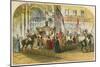 Queen Victoria's First Visit to the City (9 November 1837)-English School-Mounted Giclee Print