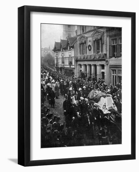 Queen Victoria's Funeral Procession, 1901-null-Framed Giclee Print