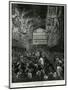 Queen Victoria's Funeral Service-F.C. Dickinson-Mounted Art Print