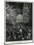 Queen Victoria's Funeral Service-F.C. Dickinson-Mounted Art Print