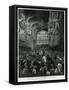 Queen Victoria's Funeral Service-F.C. Dickinson-Framed Stretched Canvas