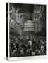 Queen Victoria's Funeral Service-F.C. Dickinson-Stretched Canvas