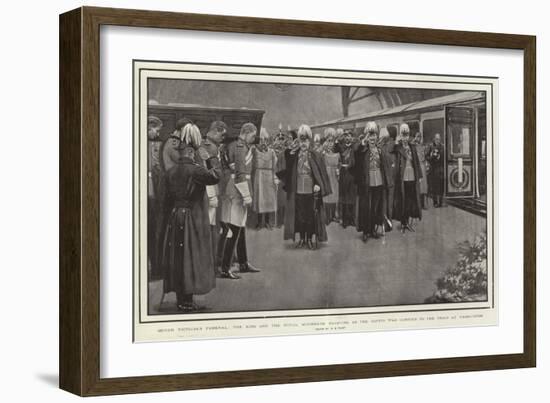 Queen Victoria's Funeral-Henry Marriott Paget-Framed Giclee Print