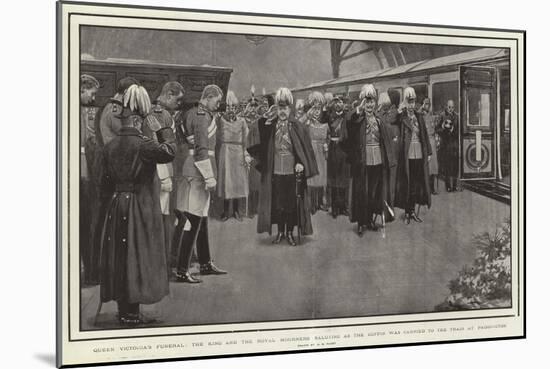 Queen Victoria's Funeral-Henry Marriott Paget-Mounted Giclee Print