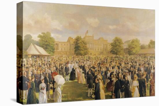 Queen Victoria's Jubilee Garden Party, circa 1897-Frederick Sargent-Stretched Canvas