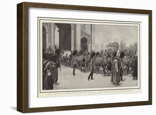 Queen Victoria's Last Progress Through London-Frederic De Haenen-Framed Giclee Print