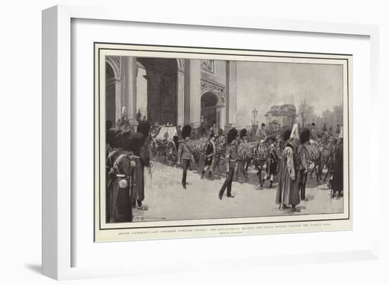 Queen Victoria's Last Progress Through London-Frederic De Haenen-Framed Giclee Print