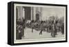 Queen Victoria's Last Progress Through London-Frederic De Haenen-Framed Stretched Canvas