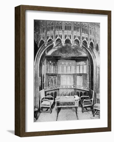 Queen Victoria's Pew in St George's Chapel, Windsor, 1901-Eyre & Spottiswoode-Framed Giclee Print