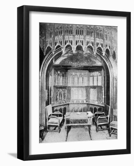 Queen Victoria's Pew in St George's Chapel, Windsor, 1901-Eyre & Spottiswoode-Framed Giclee Print