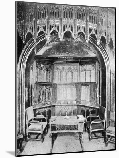 Queen Victoria's Pew in St George's Chapel, Windsor, 1901-Eyre & Spottiswoode-Mounted Giclee Print