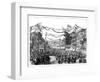 Queen Victoria's Visit to Birmingham, 1858-null-Framed Giclee Print