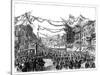Queen Victoria's Visit to Birmingham, 1858-null-Stretched Canvas