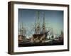 Queen Victoria's Visit to Cherbourg, 1858-Jules Achille Noel-Framed Giclee Print