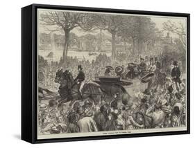 Queen Victoria's Visit to Victoria Park-Arthur Hopkins-Framed Stretched Canvas