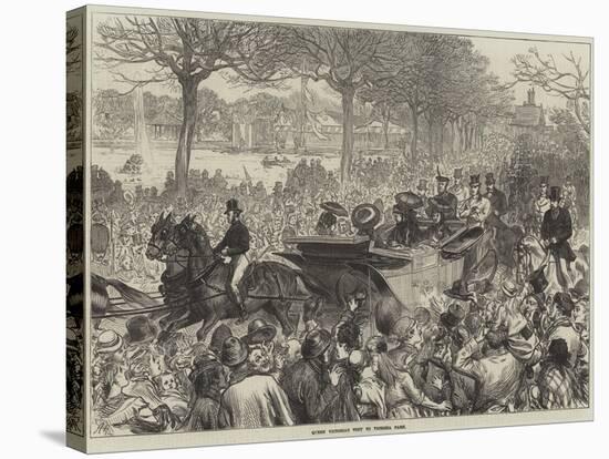 Queen Victoria's Visit to Victoria Park-Arthur Hopkins-Stretched Canvas