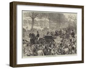 Queen Victoria's Visit to Victoria Park-Arthur Hopkins-Framed Giclee Print
