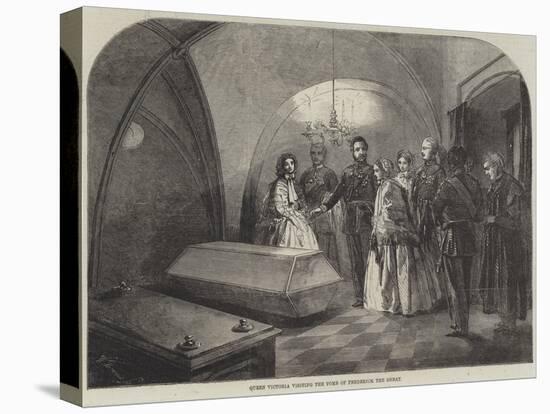 Queen Victoria Visiting the Tomb of Frederick the Great-null-Stretched Canvas