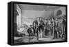 Queen Victoria Visiting the Wounded, 1850S-Jerry Barrett-Framed Stretched Canvas