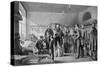 Queen Victoria Visiting the Wounded, 1850S-Jerry Barrett-Stretched Canvas