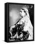 Queen Victoria Wearing the Small Imperial Crown to Mark Her 66th Birthday-null-Framed Stretched Canvas