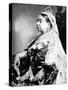 Queen Victoria Wearing the Small Imperial Crown to Mark Her 66th Birthday-null-Stretched Canvas