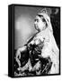 Queen Victoria Wearing the Small Imperial Crown to Mark Her 66th Birthday-null-Framed Stretched Canvas