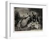 Queen Victoria with Albert and Five Children-null-Framed Photographic Print