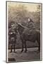 Queen Victoria with Her Highland Servant, John Brown, at Balmoral-null-Mounted Photographic Print