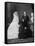 Queen Victoria with the Prince and Princess of Wales on the Day of their Marriage, 1863-null-Framed Stretched Canvas