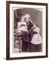 Queen Victoria with two of her grandchildren, April 1886-Alexander Bassano-Framed Photographic Print