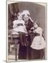 Queen Victoria with two of her grandchildren, April 1886-Alexander Bassano-Mounted Photographic Print