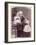 Queen Victoria with two of her grandchildren, April 1886-Alexander Bassano-Framed Photographic Print